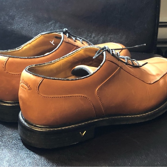 Callaway HX Tour M505-07 Men’s Lace Up Brown Leather Golf Shoes Size M9 - Picture 6 of 11